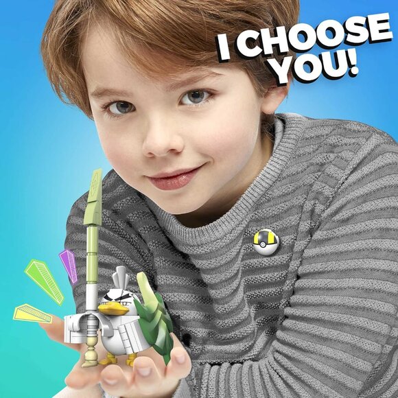 3/$55❤️Mega Construx Pokemon Sirfetch'd 84pcs GVK81 Mattel Pokémon Poké ball pin - Picture 4 of 8